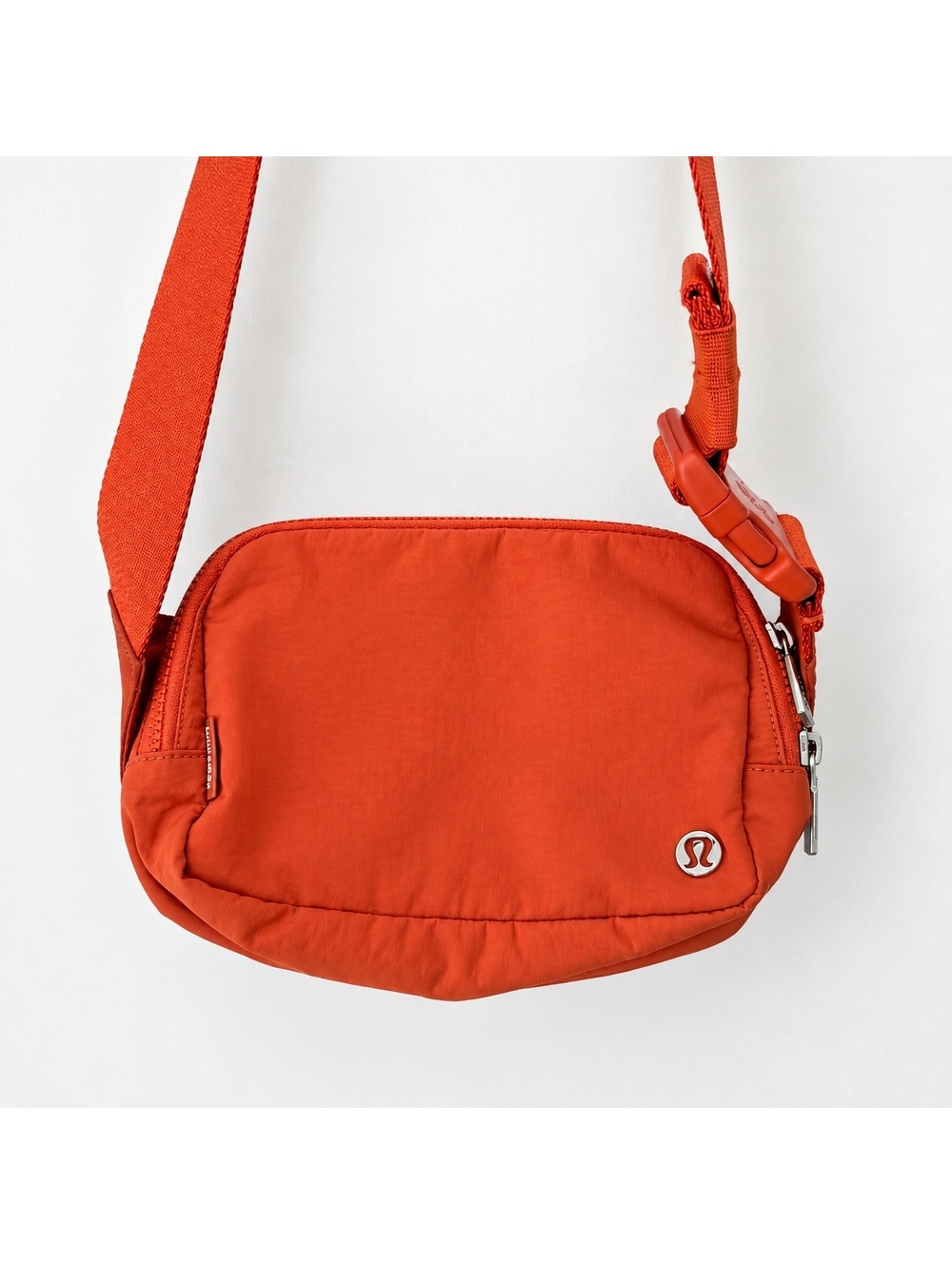 Lululemon Orange Crossbody Bag with Adjustable Strap